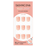 Dashing Diva Magic Press Nudis Short Square Nail Tip, Nude Beige – накладки для ногтей