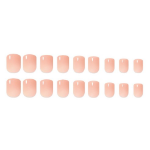 Dashing Diva Magic Press Nudis Short Square Nail Tip, Nude Beige – накладки для ногтей