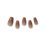 Dashing Diva Magic Press Color Nail Tips Set, Cinnamon Brown – набор наклеек для ногтей