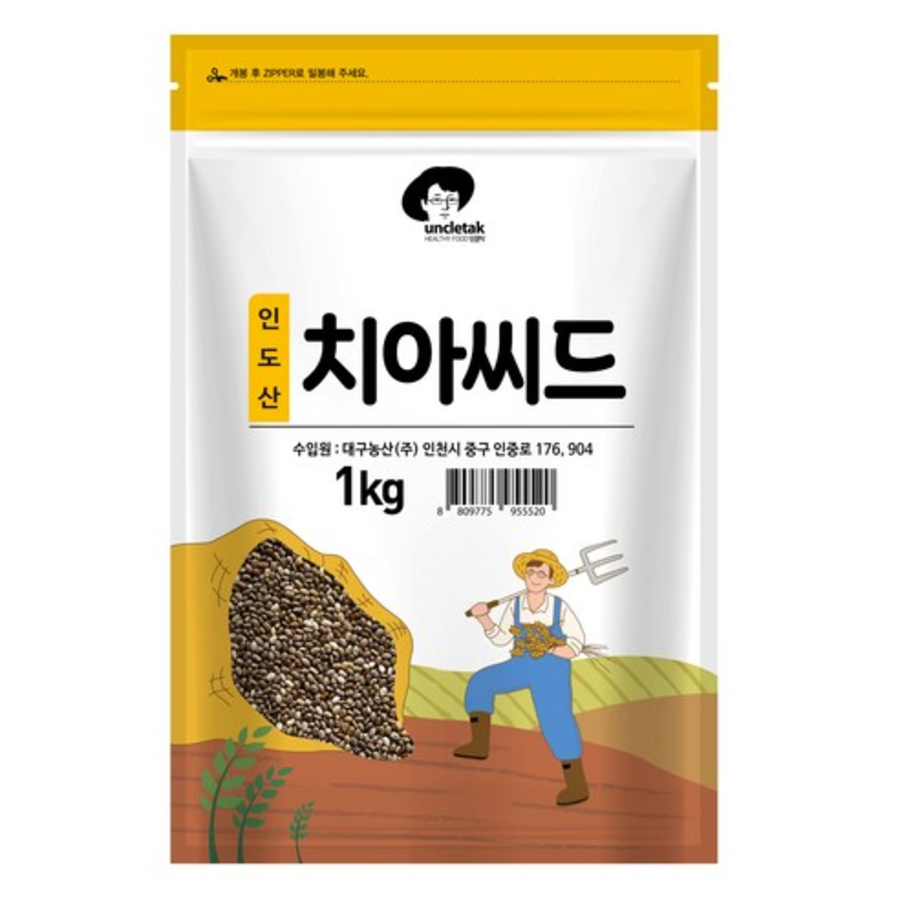 Uncle Tak Chia Seeds – семена чиа, 1 кг