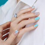 Glossy Blossom гелевые наклейки для ногтей