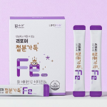 Hamsoa Lipoper Iron Full – это добавка с высоким содержанием железа для детей, 30 пакетиков (45 г)