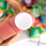 Bebemolin Pororo Vitamin C Peach Flavor – это витаминная добавка для детей с вкусом персика, 500 таблеток