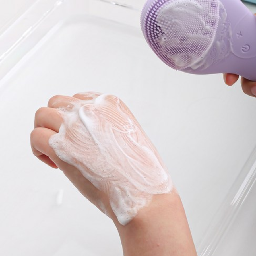 OMTI Портативный зарядный силиконовый вибрационный очиститель