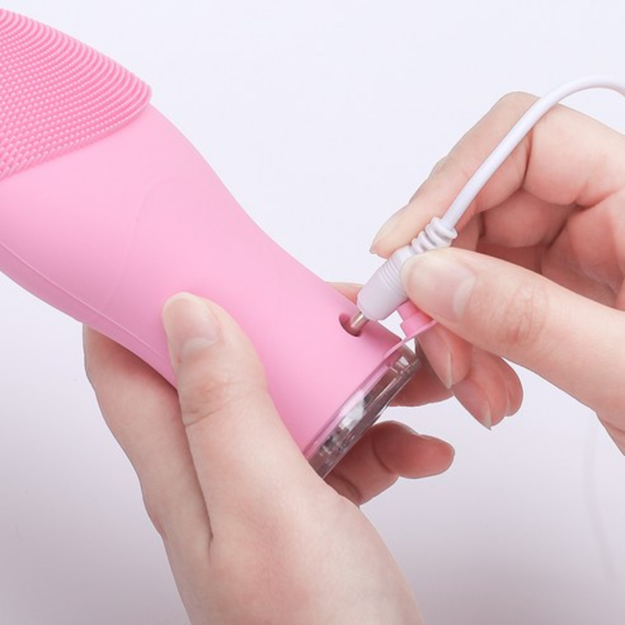 OMTI Портативный зарядный силиконовый вибрационный очиститель