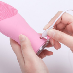 OMTI Портативный зарядный силиконовый вибрационный очиститель