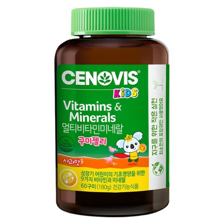 Cenovis Kids Multivitamin Mineral Gummy Jelly – это желейная мультивитаминная добавка для детей с минералами, 60 штук