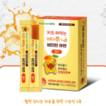 NutriDay Kids Vita Chew Zinc Vitamin Jelly – это желейная добавка с витаминами и цинком для детей, 15 пакетиков, 225 г