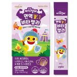 NatureSet Pinkfong Baby Shark Immune Vita Jelly – желейные витамины для иммунитета с цинком и витаминами, 15 порций, 300 г