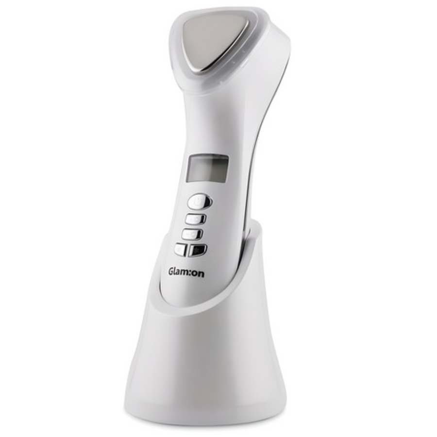 GLAMON Гальванический горячий и холодный LED массажер для лица