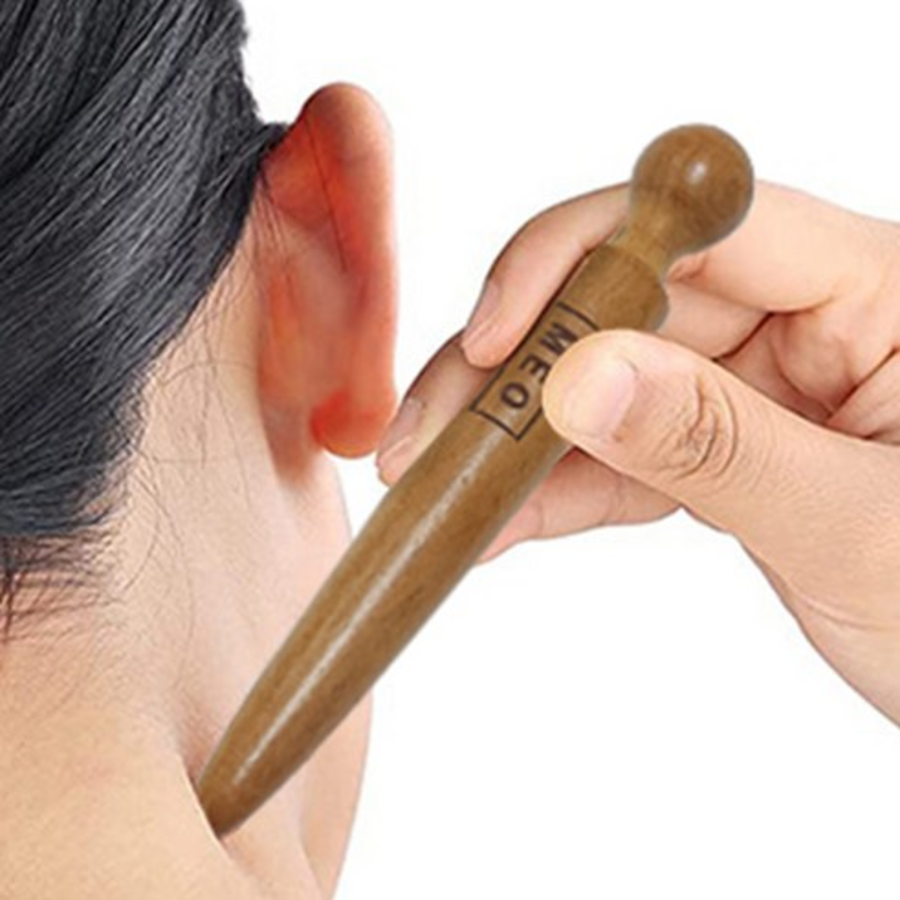 MEO Массажер для тела с ручкой в виде розового дерева