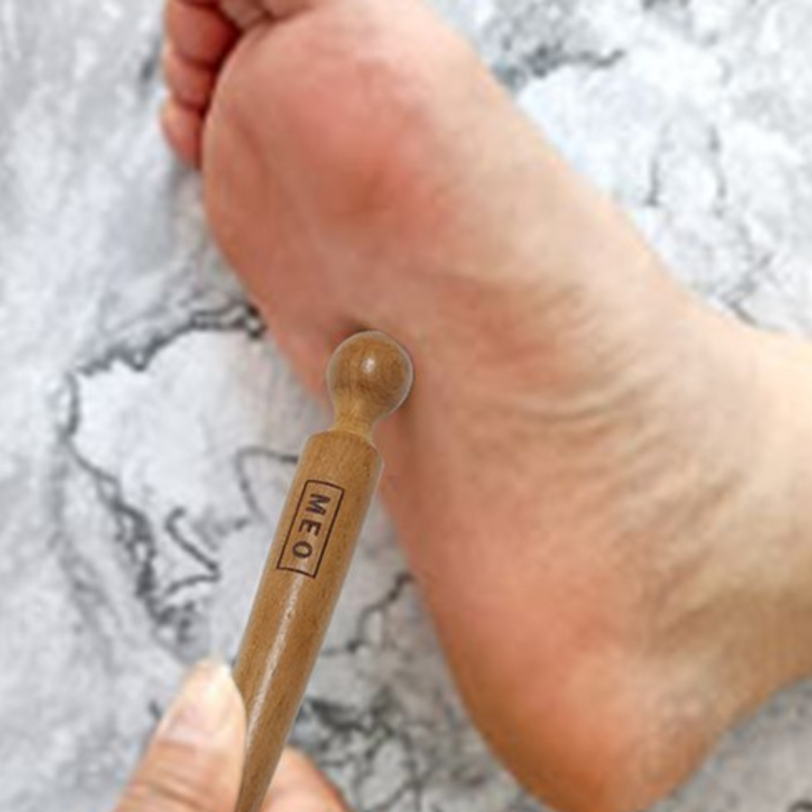 MEO Массажер для тела с ручкой в виде розового дерева