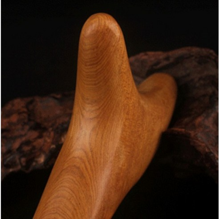 MEO Массажер для тела из розового дерева, треугольная форма