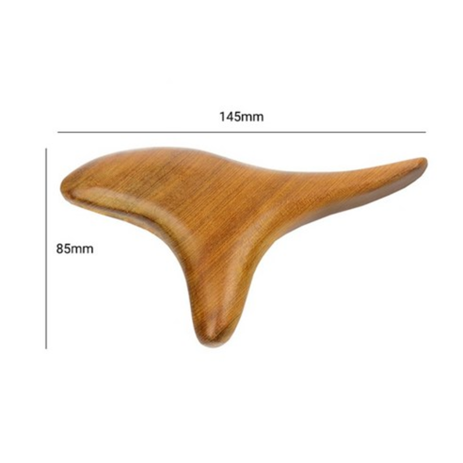 MEO Массажер для тела из розового дерева, треугольная форма