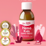 Dr.Line HemoKids Delicious Strawberry Flavor Iron Supplement – детская добавка с железом со вкусом клубники, 120 мл