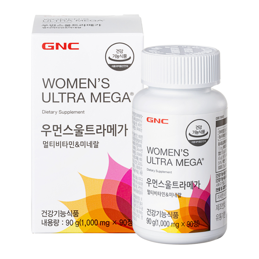 GNC Women's Ultra Mega Multivitamin & Mineral, 90 таблеток