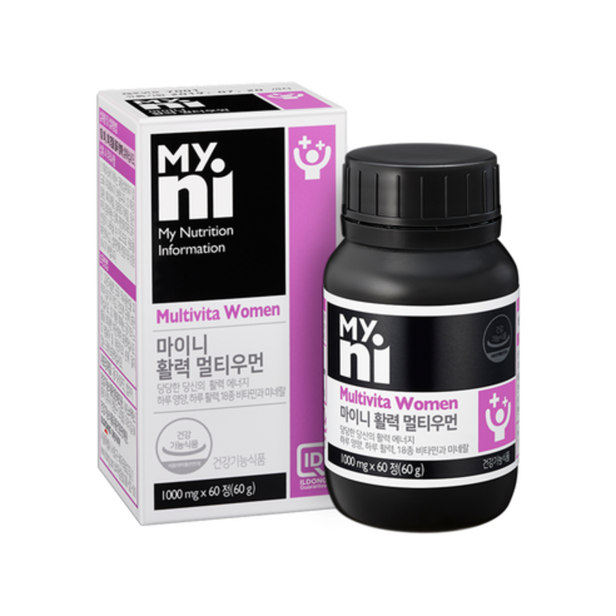 Myni Vitality Multiwoman Multivitamin, 60 таблеток