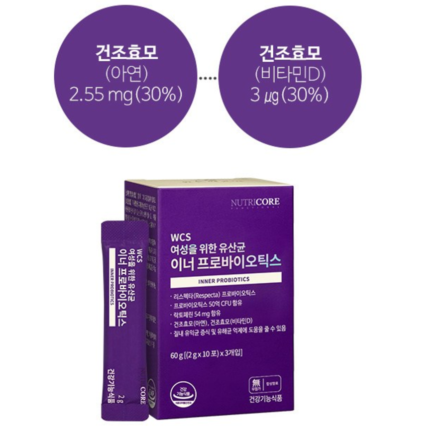 Nutricore Women's Inner Probiotics, 60 г