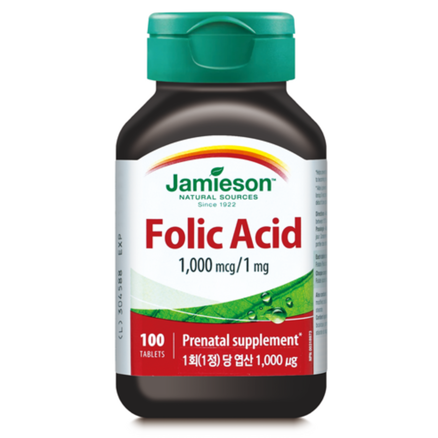 Jamieson Folic Acid 25 mg, 100 таблеток