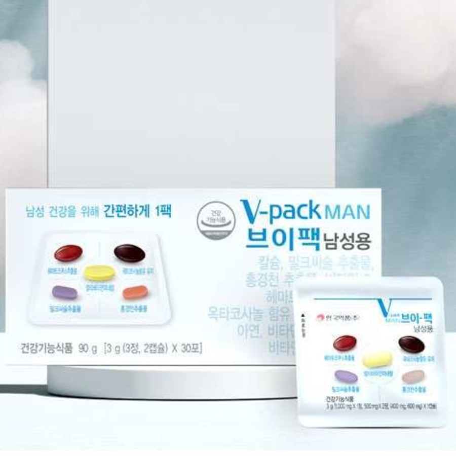 V-PACK Men’s Multivitamin – мультивитаминный комплекс для мужчин, 90 г, 30 шт