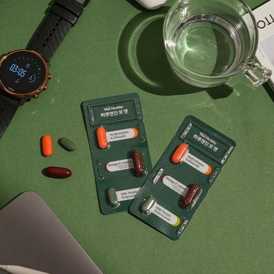 Wisihealth Haru Engine for Men – мужской витаминно-минеральный комплекс для поддержки энергии и выносливости, 30 таблеток