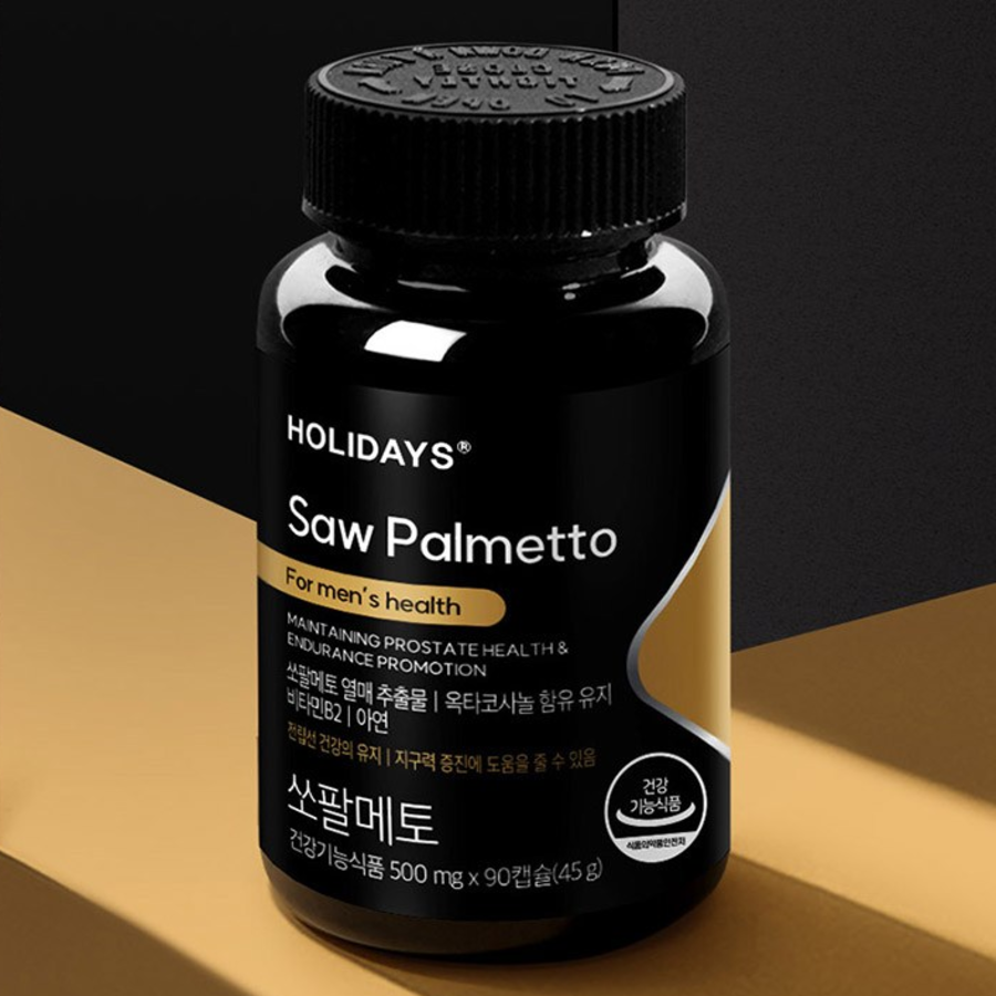 Holidays Saw Palmetto – добавка для здоровья простаты, 90 таблеток