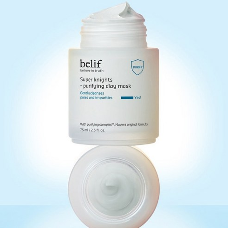 Belif Super Nights Clay Mask – очищающая ночная маска с глиной, 75 мл