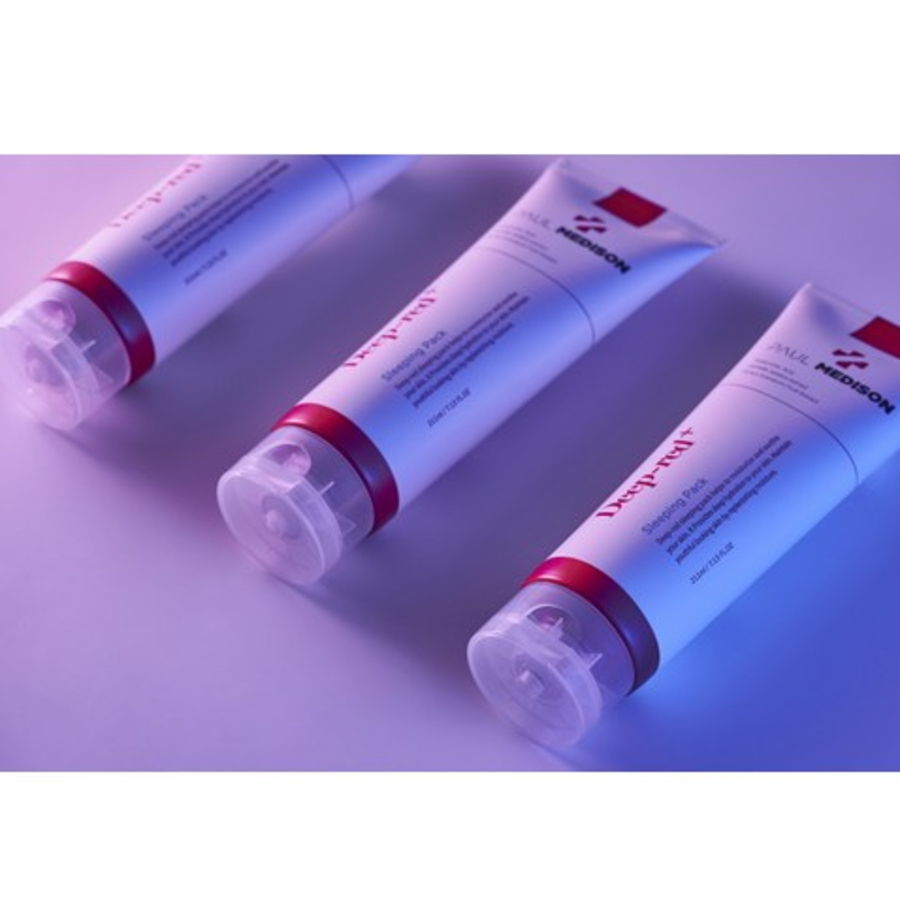 Paulmedison Deep Red Sleeping Pack – ночная маска с экстрактом красного женьшеня, 211 мл