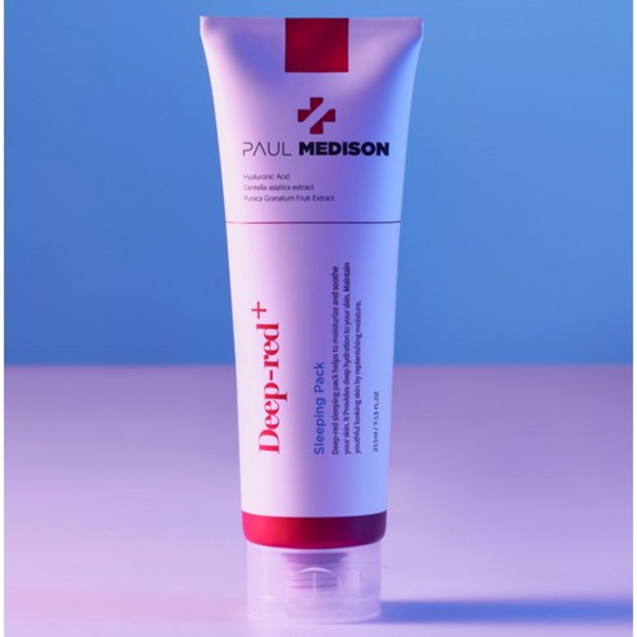 Paulmedison Deep Red Sleeping Pack – ночная маска с экстрактом красного женьшеня, 211 мл