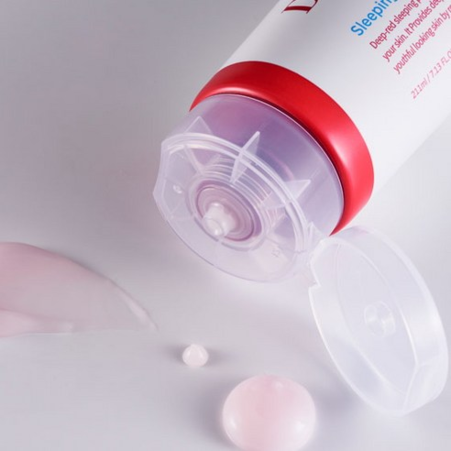 Paulmedison Deep Red Sleeping Pack – ночная маска с экстрактом красного женьшеня, 211 мл