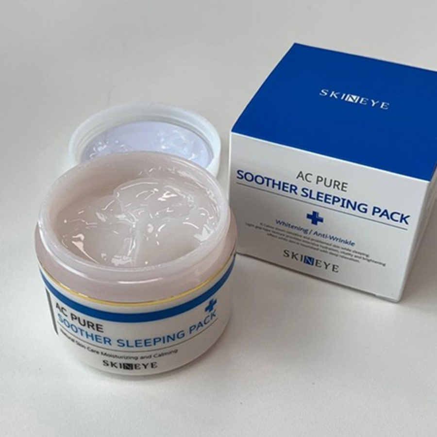 SKINEYE AC Pure Soother Sleeping Pack – ночная маска для успокоения кожи, 120 мл