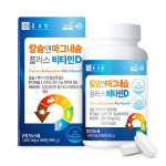 Chong Kun Dang Calcium & Magnesium Plus Vitamin D – пищевая добавка для поддержания здоровья костей и мышц, 180 таблеток