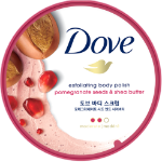 Dove Pomegranate Seeds & Shea Butter Scrub – скраб с гранатовыми косточками и маслом ши, 298 г