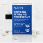 Vitamin Village Vitamin K Calcium Magnesium Zinc Vitamin D Plus 9 – комплекс для здоровья костей и иммунной системы, 30 таблеток (40.5 г)
