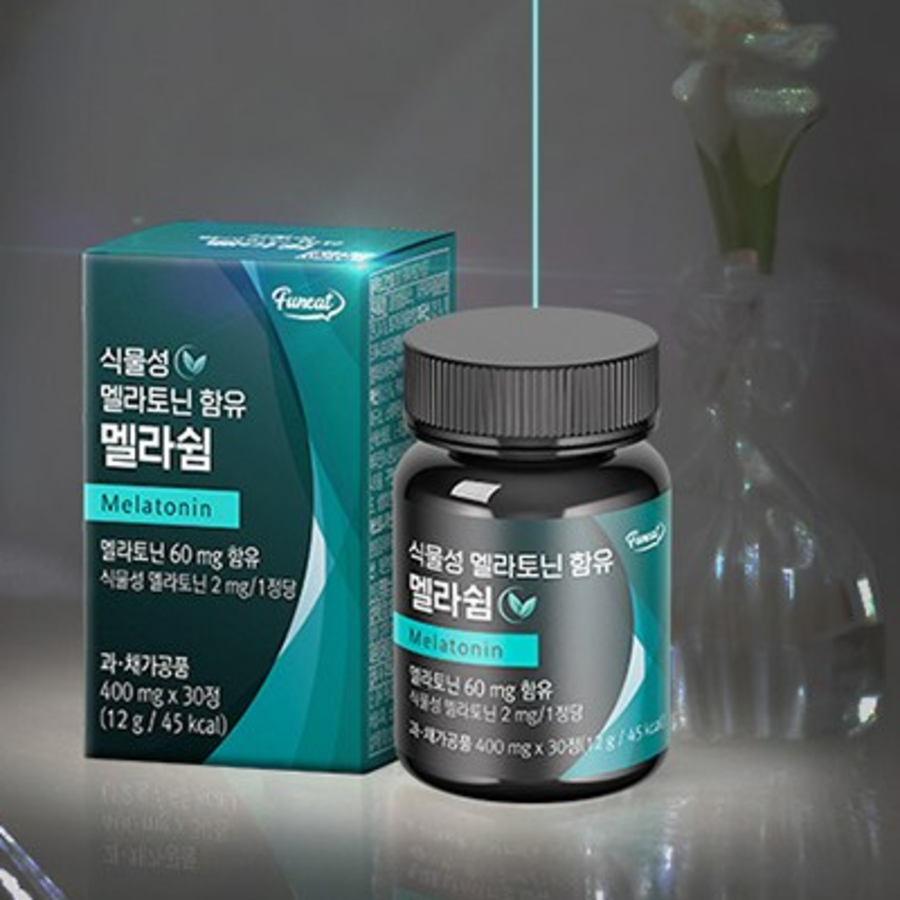 Furneat Plant-Based Melatonin Melashium Supplement – натуральный мелатонин для качественного сна, 30 таблеток (12 г)