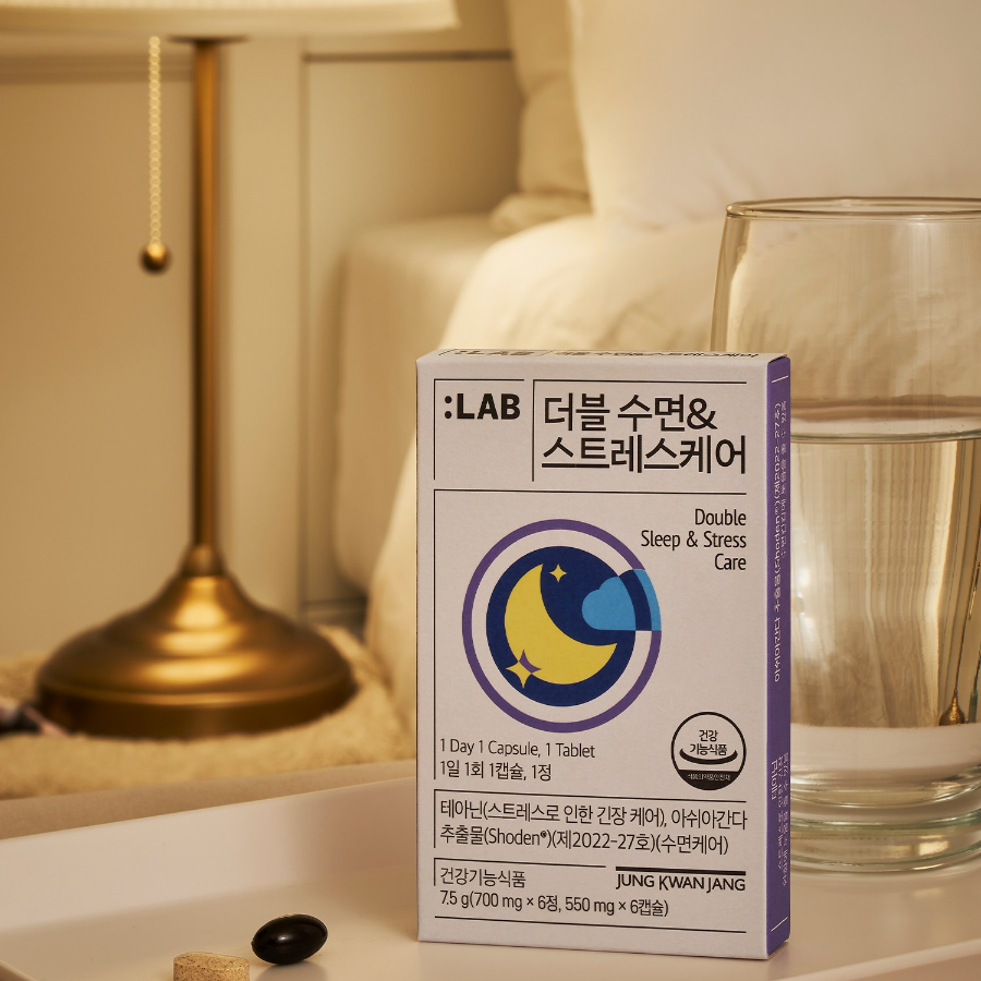 JUNG KWAN JANG Double Sleep & Stress Care Supplement – добавка для сна и снятия стресса, 7,5 г