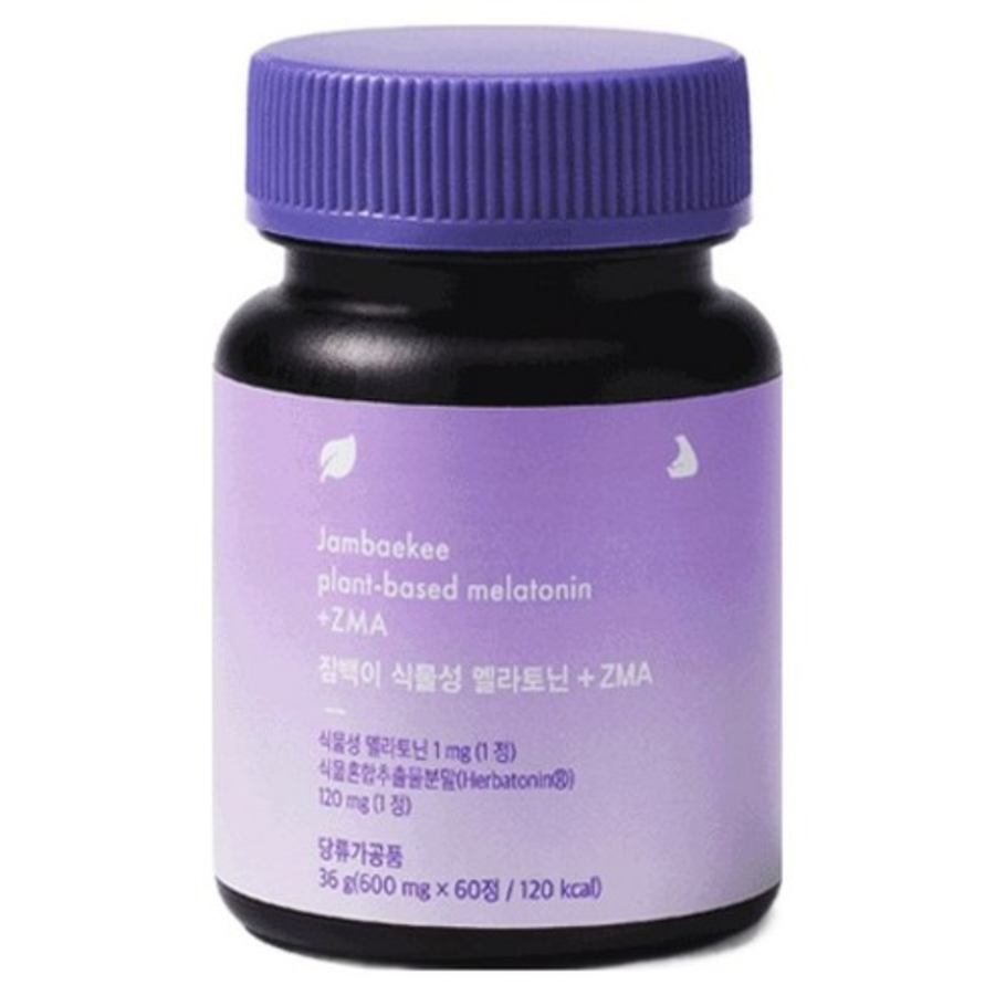 Jambaekee Plant-Based Melatonin Supplement – добавка с растительным мелатонином для улучшения сна, 60 таблеток