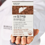 Boryung Milk Thistle Premium Liver Health Solution – премиум добавка с расторопшей для поддержания здоровья печени, 27 г
