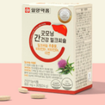 IlYang Pharmaceutical Good Morning Liver Health Milk Thistle – добавка с расторопшей для поддержания здоровья печени, 30 таблеток