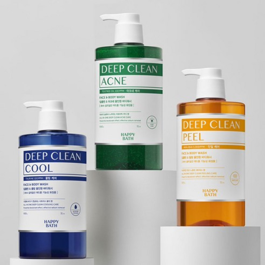 Happy Bath  – очищающее средство для тела с чайным деревом и уходом от акне, 500 мл