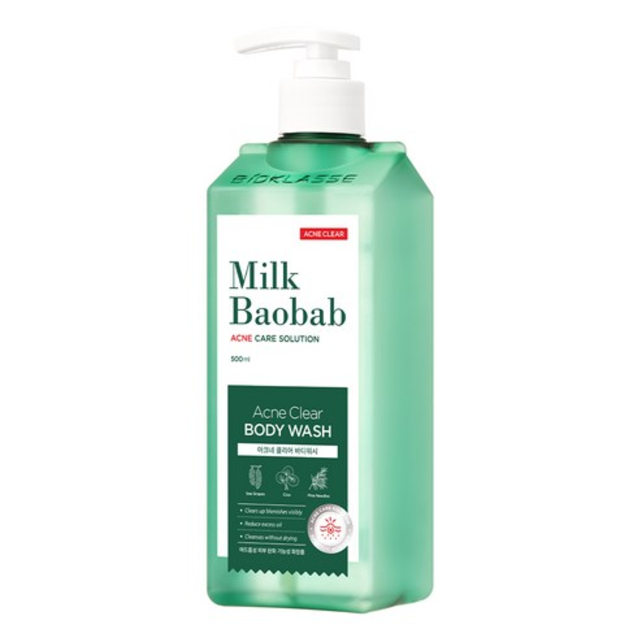 Milk Baobab Acne Clear Body Wash – гель для тела с экстрактом баобаба для борьбы с акне, 500 мл