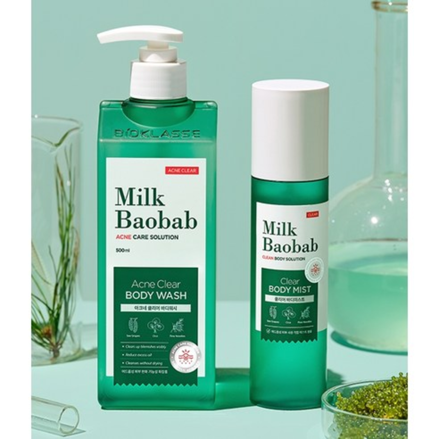 Milk Baobab Acne Clear Body Wash – гель для тела с экстрактом баобаба для борьбы с акне, 500 мл