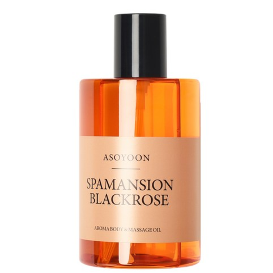 A.SO.YUN Spa Mansion Body Massage Oil Black Rose – ароматное массажное масло для тела «Чёрная роза», 400 мл