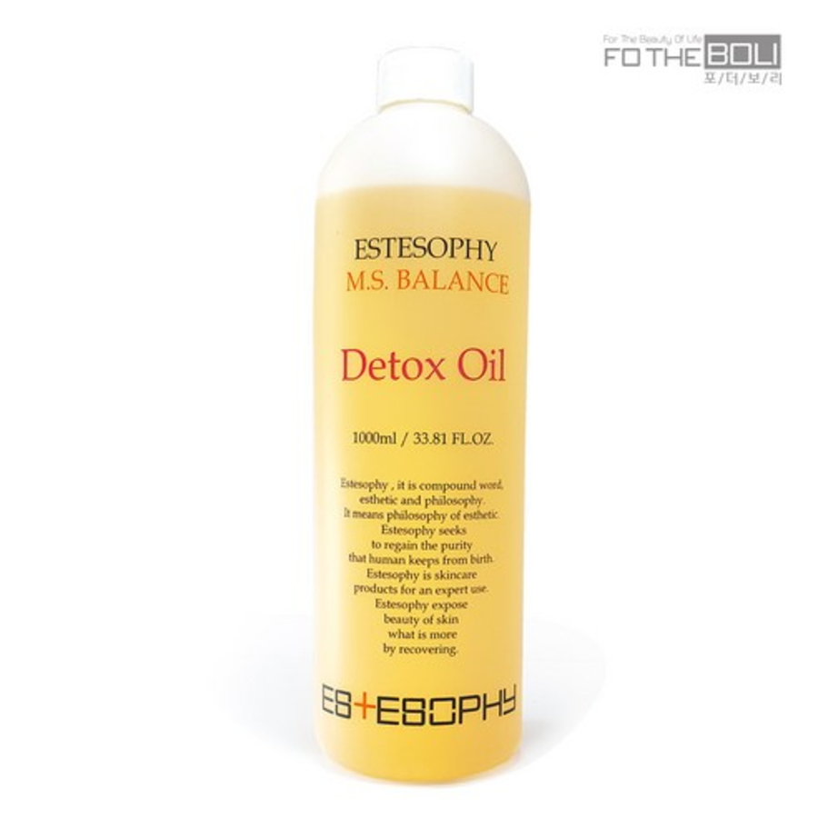 EstheSophy M.S Balance Slimming Detox Body Massage Oil Pine Marjoram – балансирующее детокс-масло для тела с ароматом сосны и майорана, 1 л