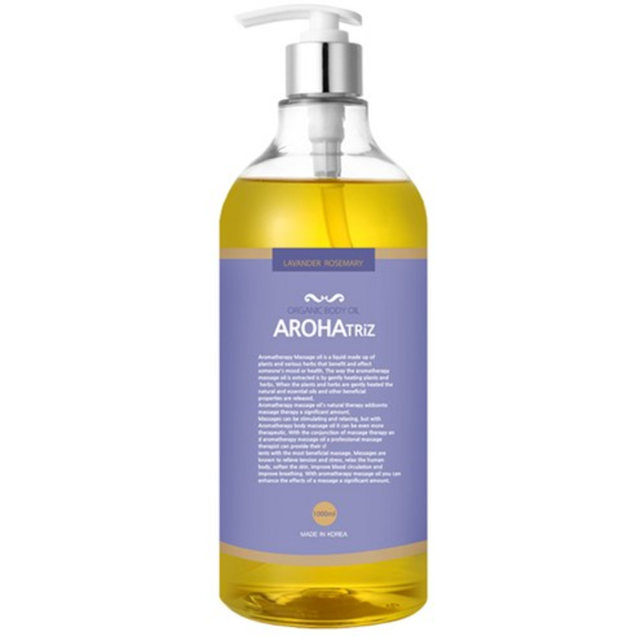 Arohatriz Body Oil Lavender Rosemary – массажное масло для тела с лавандой и розмарином, 1 л