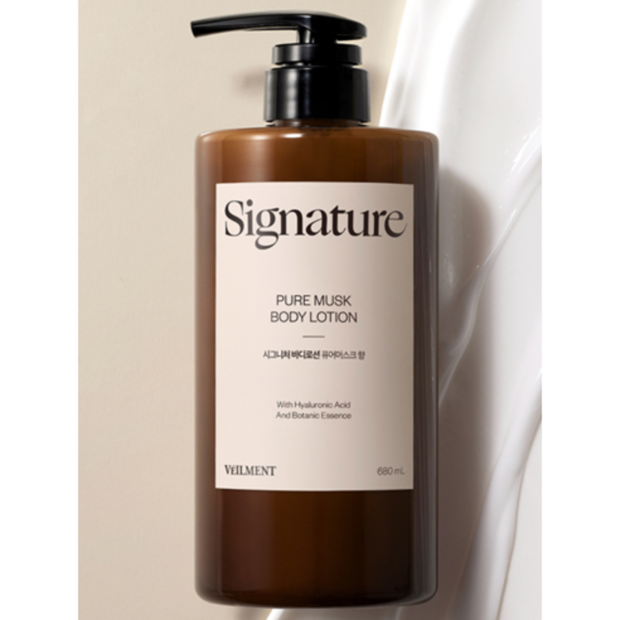 Velmon Signature Non-Sticky High Moisture Body Lotion Pure Musk – увлажняющий лосьон для тела с ароматом чистого муска, 680 мл