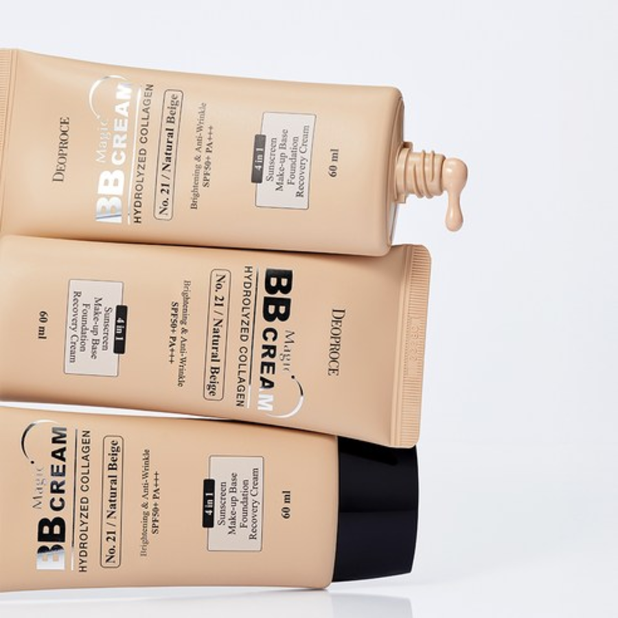 Deoproce Magic BB Cream SPF50+ PA++++ – BB крем с высокой защитой от солнца и выравниванием тона, 50 мл