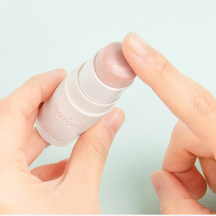 Merythod Aurora Highlighter Set, 7 г x 2, оттенки 01 Shimmer и 02 Beam – сияющий дуэт хайлайтеров