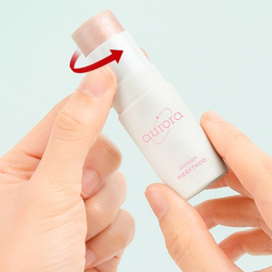 Merythod Aurora Highlighter Set, 7 г x 2, оттенки 01 Shimmer и 02 Beam – сияющий дуэт хайлайтеров