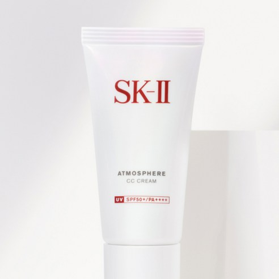 SK-II GenOptics Aura CC Cream SPF50+ PA++++ – CC крем с эффектом осветления и защитой от солнца, 30 г